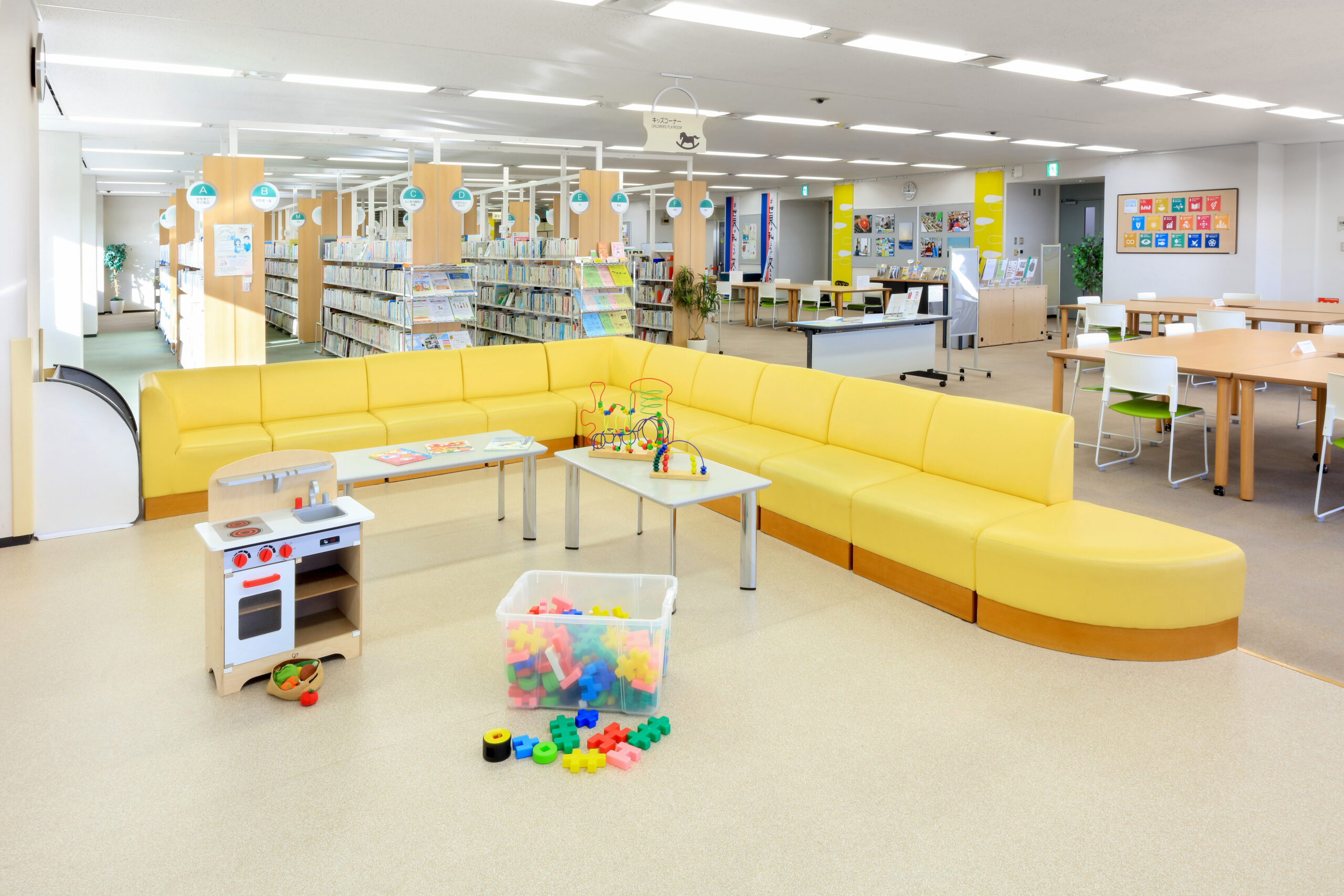 地上28階にあるキッズコーナー｜仙台子育てスケッチ